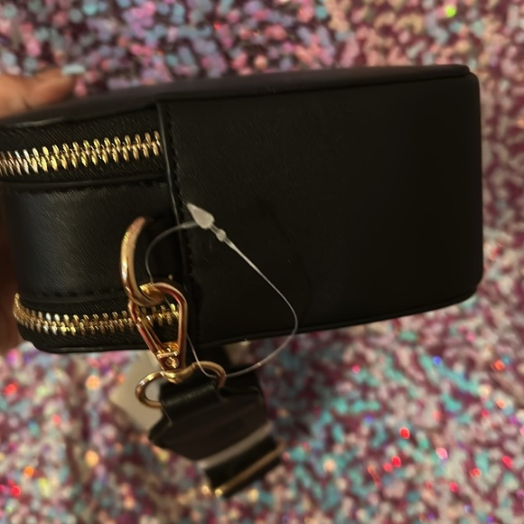 Black and Gold Valentino Orlandi Crossbody Bag - Picture 6 of 9